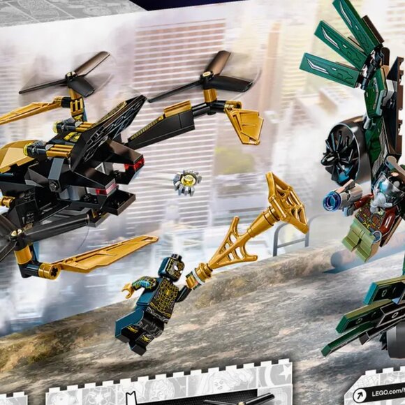 Brand New Lego  Marvel Spider-Man's Drone Duel 76195 Building Kit - Picture 4 of 9